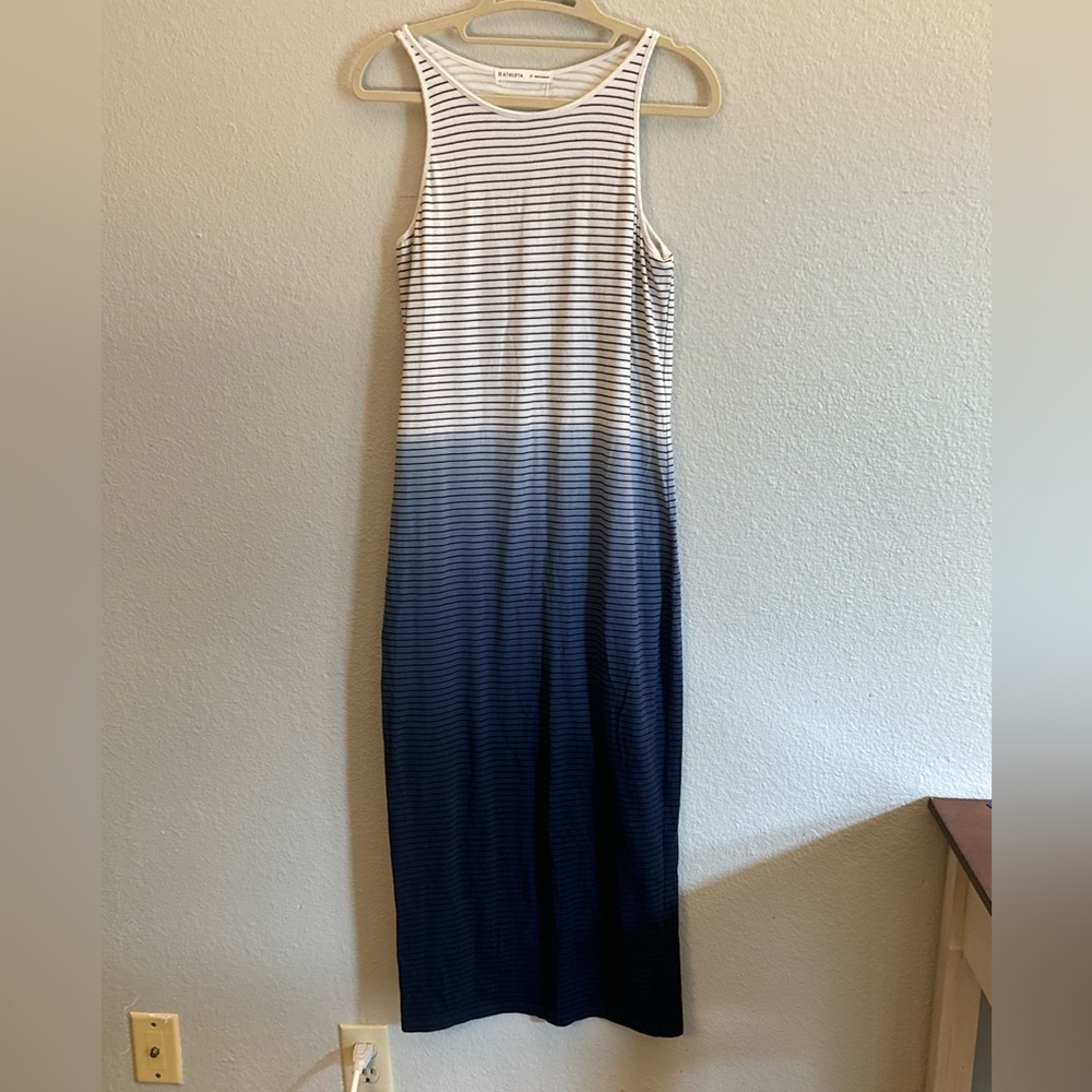 ATHLETA SUNKISSED MIDI TANK DRESS SZ M